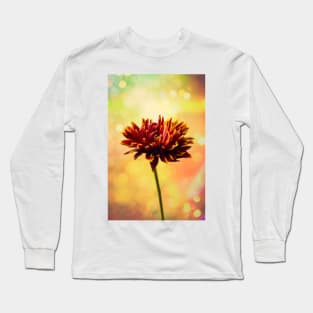 Red And yellow Pom Pom Colored lights Long Sleeve T-Shirt